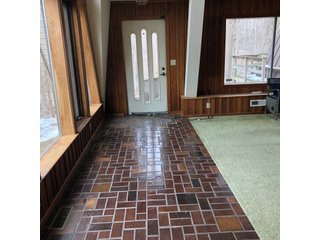 Inside of A-Frame House in Preble County, Ohio - *** BIDDING WILL BE VIA PHONE OR INTERNET *** LAND AUCTION - 68+/- ACRES OFFERED IN 2 TRACTS IN PREBLE COUNTY, OHIO
