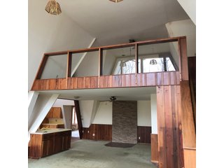 Inside of A-Frame House in Preble County, Ohio - *** BIDDING WILL BE VIA PHONE OR INTERNET *** LAND AUCTION - 68+/- ACRES OFFERED IN 2 TRACTS IN PREBLE COUNTY, OHIO