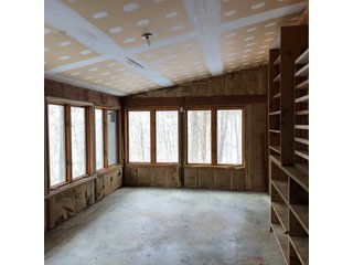Inside of A-Frame House in Preble County, Ohio - *** BIDDING WILL BE VIA PHONE OR INTERNET *** LAND AUCTION - 68+/- ACRES OFFERED IN 2 TRACTS IN PREBLE COUNTY, OHIO