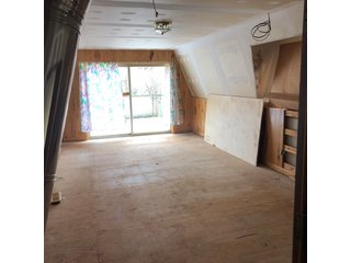 Inside of A-Frame House in Preble County, Ohio - *** BIDDING WILL BE VIA PHONE OR INTERNET *** LAND AUCTION - 68+/- ACRES OFFERED IN 2 TRACTS IN PREBLE COUNTY, OHIO