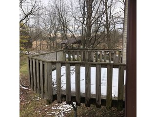 Inside of A-Frame House in Preble County, Ohio - *** BIDDING WILL BE VIA PHONE OR INTERNET *** LAND AUCTION - 68+/- ACRES OFFERED IN 2 TRACTS IN PREBLE COUNTY, OHIO