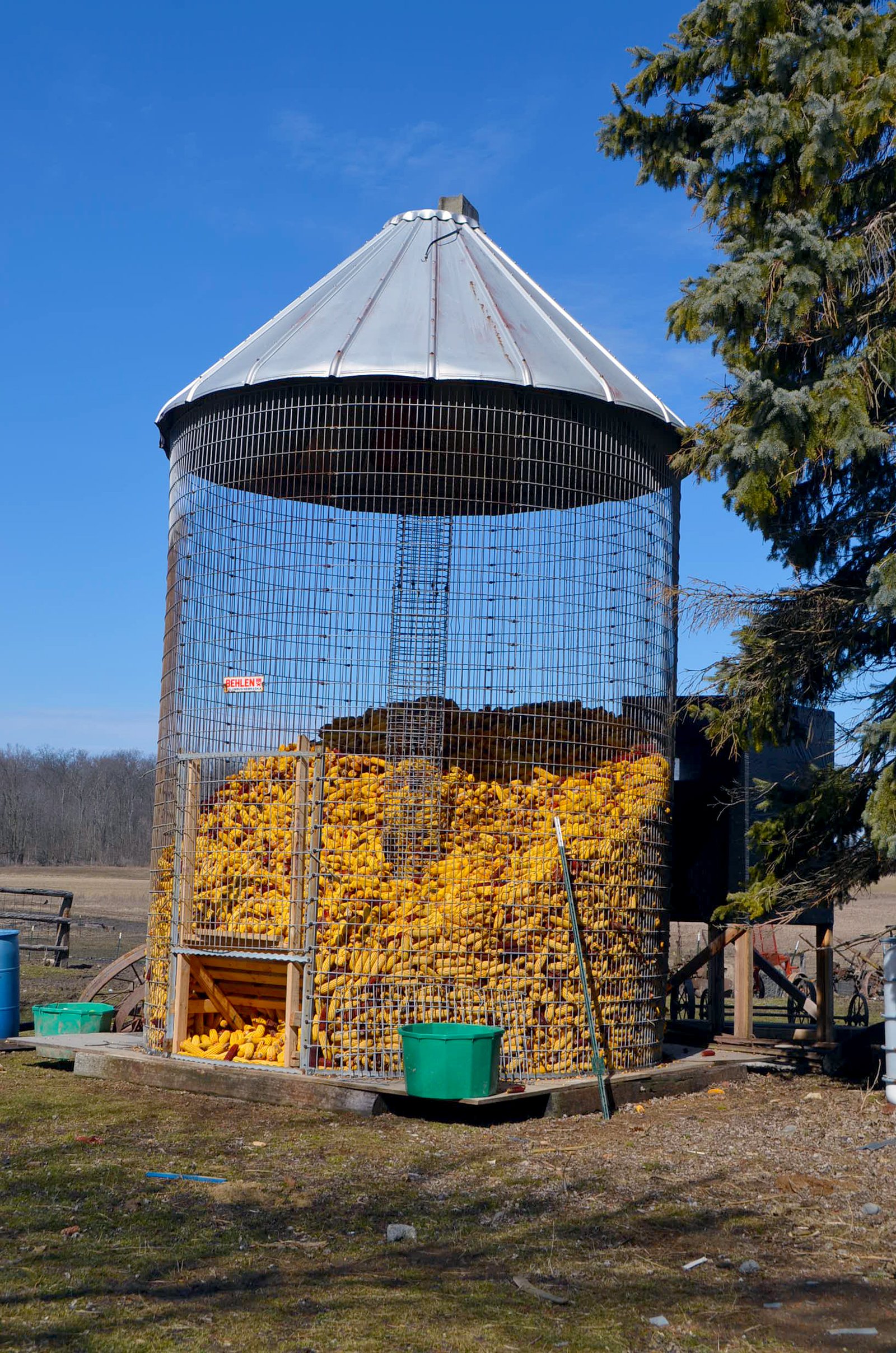 Silo in Lenawee County, Michigan - ** AUCTION HAS BEEN POSTPONED *** FARM AUCTION - 85+/- ACRES OFFERED IN 4 TRACTS IN LENAWEE COUNTY, MICHIGAN