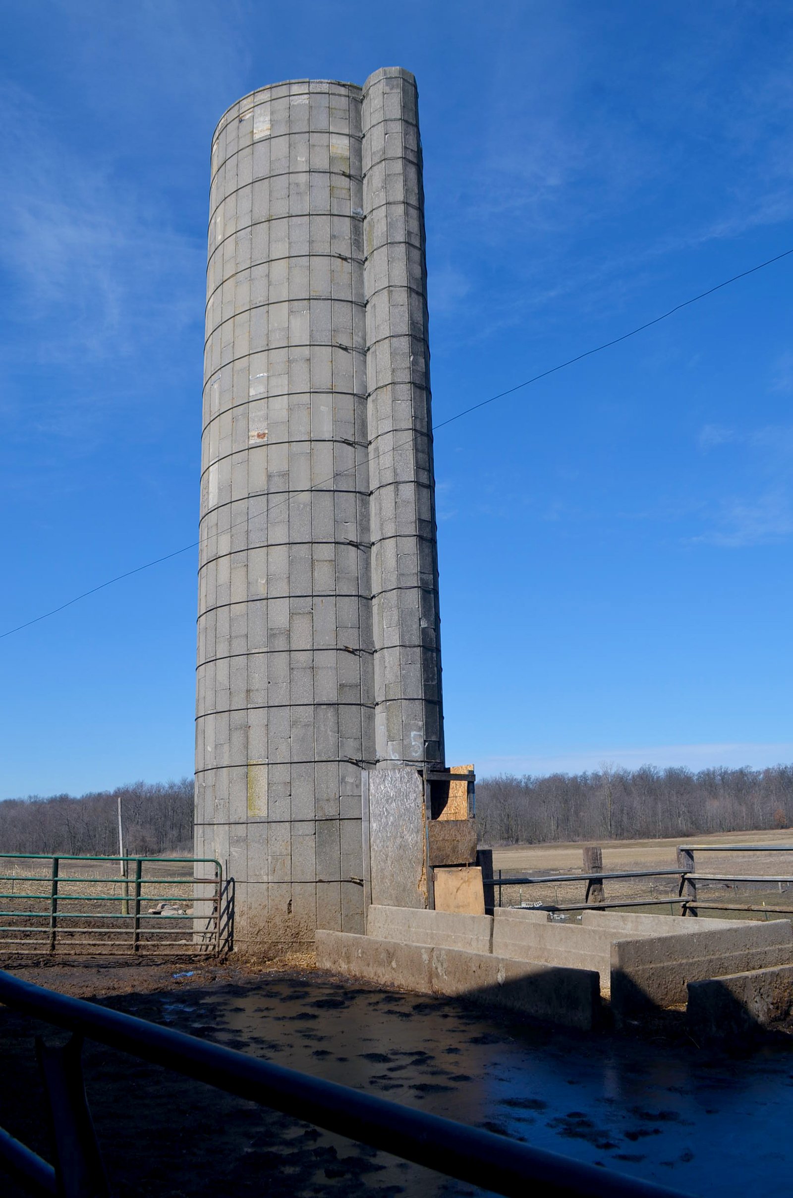 Silo in Lenawee County, Michigan - ** AUCTION HAS BEEN POSTPONED *** FARM AUCTION - 85+/- ACRES OFFERED IN 4 TRACTS IN LENAWEE COUNTY, MICHIGAN