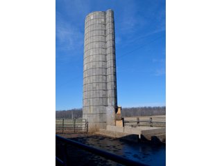 Silo in Lenawee County, Michigan - ** AUCTION HAS BEEN POSTPONED *** FARM AUCTION - 85+/- ACRES OFFERED IN 4 TRACTS IN LENAWEE COUNTY, MICHIGAN