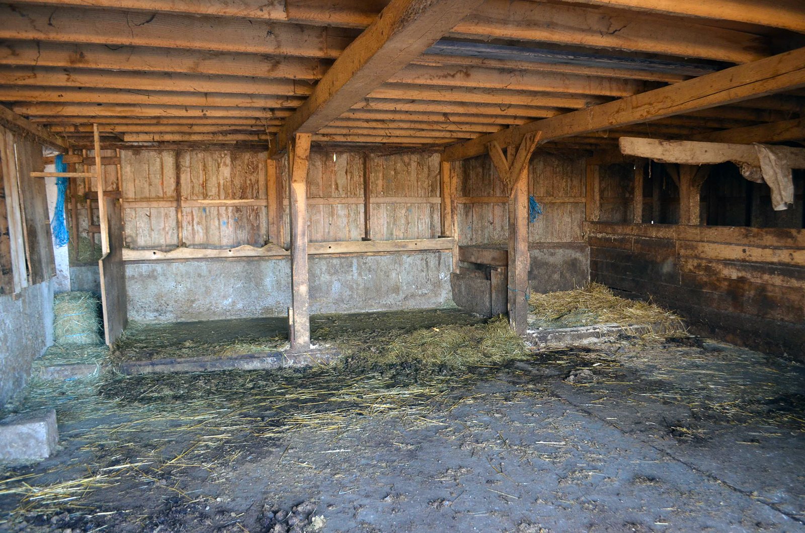 Inside Barn in Lenawee County, Michigan - ** AUCTION HAS BEEN POSTPONED *** FARM AUCTION - 85+/- ACRES OFFERED IN 4 TRACTS IN LENAWEE COUNTY, MICHIGAN
