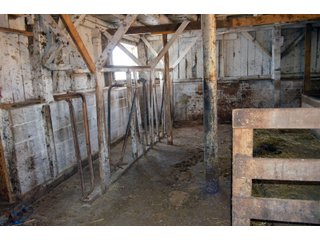 Inside Barn in Lenawee County, Michigan - ** AUCTION HAS BEEN POSTPONED *** FARM AUCTION - 85+/- ACRES OFFERED IN 4 TRACTS IN LENAWEE COUNTY, MICHIGAN