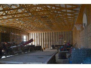 Inside Barn in Lenawee County, Michigan - ** AUCTION HAS BEEN POSTPONED *** FARM AUCTION - 85+/- ACRES OFFERED IN 4 TRACTS IN LENAWEE COUNTY, MICHIGAN