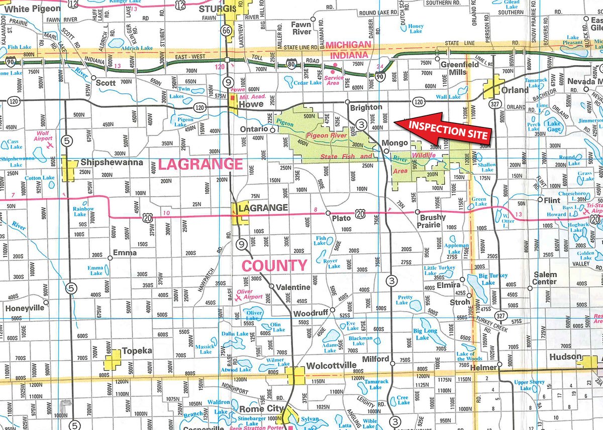 Area map - ONLINE ONLY EQUIPMENT AND PERSONAL PROPERTY AUCTION