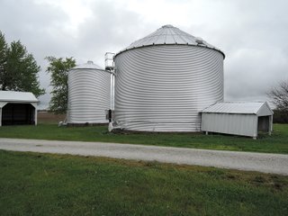 Silo in Delaware County, Indiana - IMPORTANT LAND AUCTION - 320+/- ACRES OFFERED IN 10 TRACTS IN DELAWARE COUNTY, INDIANA