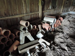 Inside Barn on Property in Delaware County, Indiana - IMPORTANT LAND AUCTION - 320+/- ACRES OFFERED IN 10 TRACTS IN DELAWARE COUNTY, INDIANA