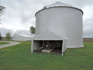 Silo in Delaware County, Indiana - IMPORTANT LAND AUCTION - 320+/- ACRES OFFERED IN 10 TRACTS IN DELAWARE COUNTY, INDIANA