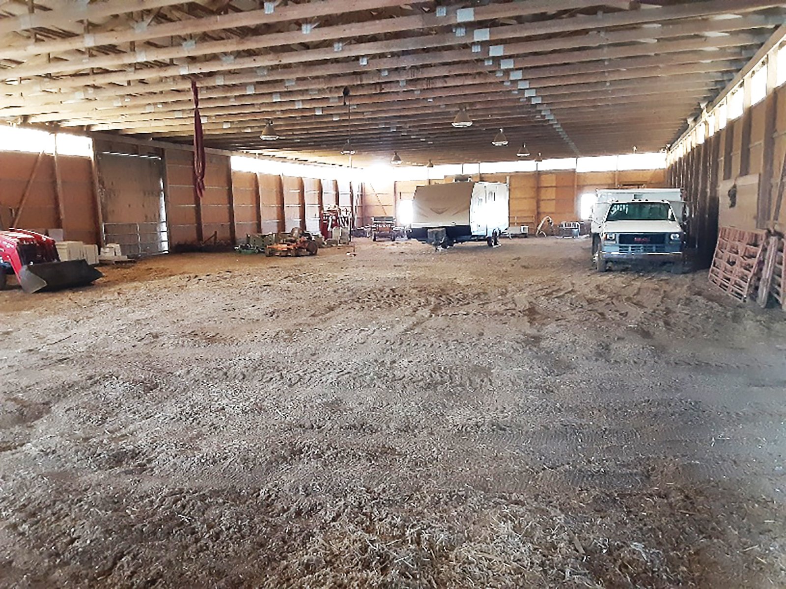 Inside Barn in Allen County, Indiana - REAL ESTATE & PERSONAL PROPERTY AUCTION - 4+/- ACRES IN ALLEN COUNTY, INDIANA