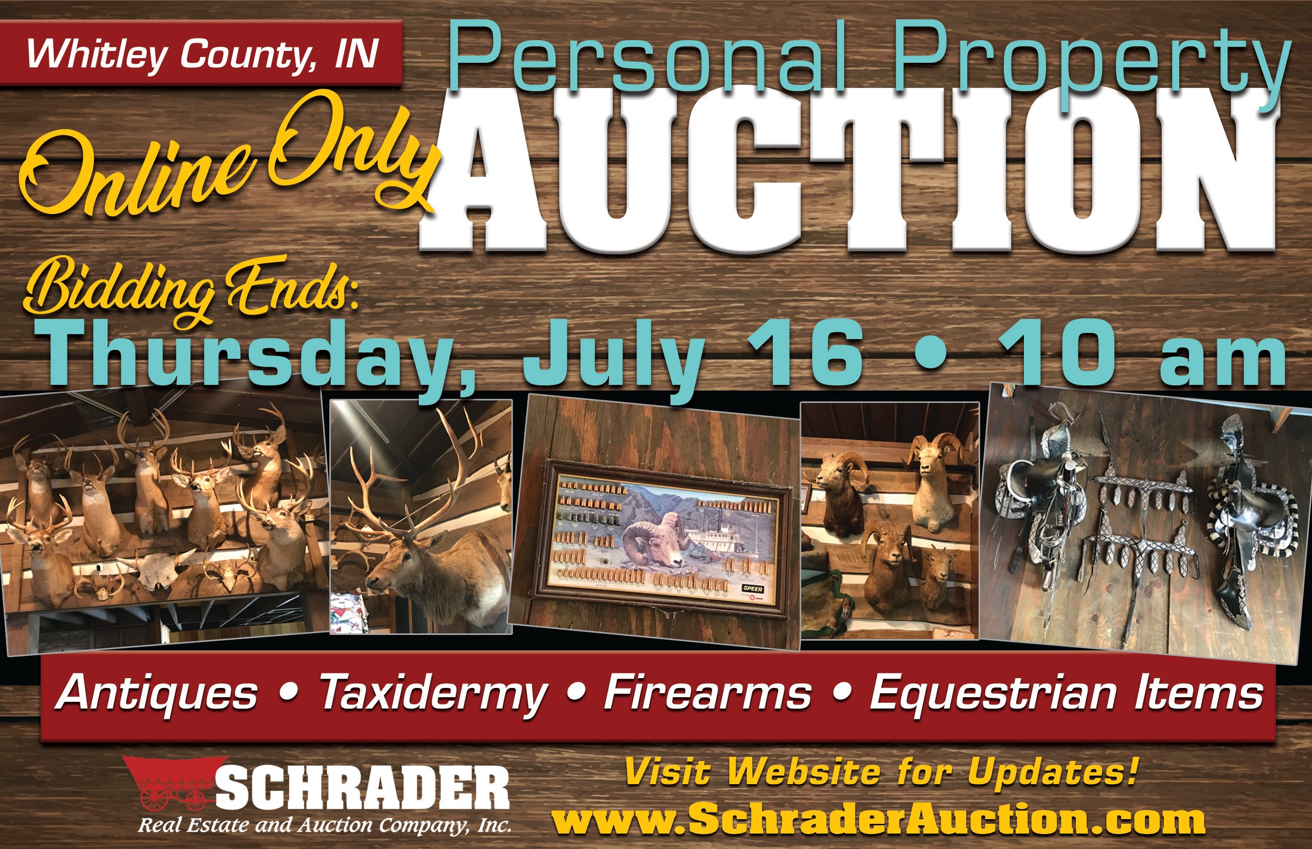 Property photo 1 - ONLINE ONLY PERSONAL PROPERTY AUCTION IN WHITLEY COUNTY, INDIANA