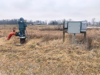 Pump in Jay County, Indiana - REAL ESTATE AUCTION - 447+/- ACRES OFFERED IN 12 TRACTS & COMBINATIONS IN JAY COUNTY, INDIANA