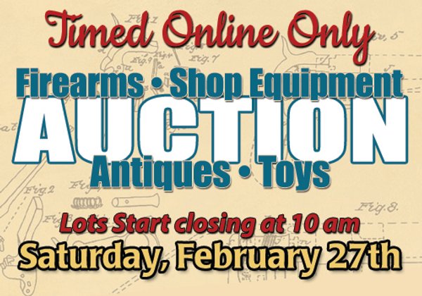 TIMED ONLINE ONLY PERSONAL PROPERTY AUCTION IN WHITLEY COUNTY, INDIANA