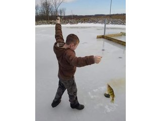 Boy Caught Fish in Union & Wayne Counties, Indiana - ***SOLD PRIOR TO AUCTION*** LAND AUCTION - 172+/- ACRES OFFERED IN 4 TRACTS IN UNION & WAYNE COUNTY, INDIANA