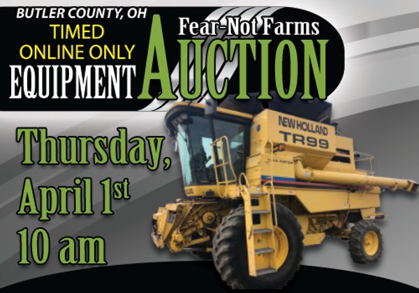 TIMED ONLINE ONLY EQUIPMENT AUCTION IN BUTLER COUNTY, OHIO