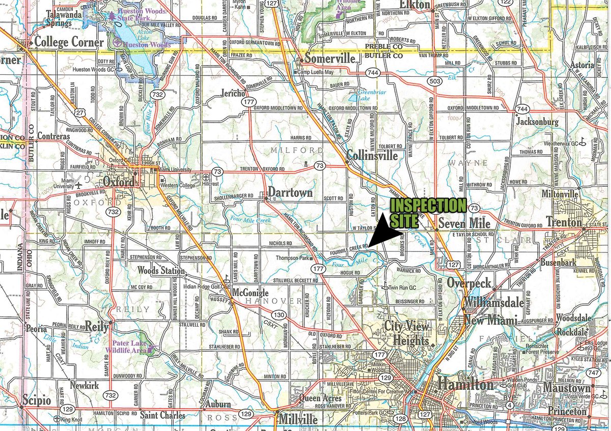 Area map - TIMED ONLINE ONLY EQUIPMENT AUCTION IN BUTLER COUNTY, OHIO