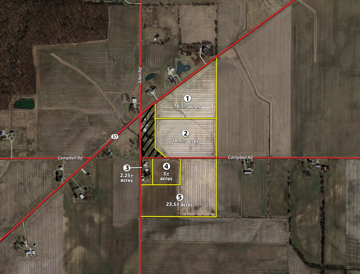 Tract map - PERSONAL PROPERTY AUCTION IN ALLEN COUNTY, INDIANA