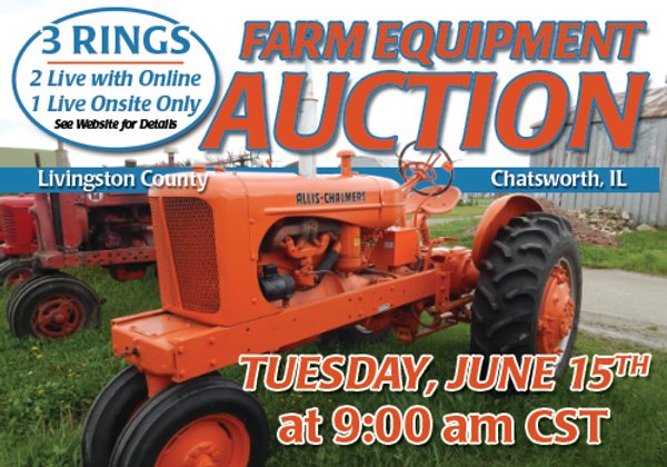 FARM EQUIPMENT AUCTION - LIVINGSTON COUNTY, IL