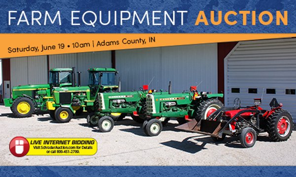 FARM EQUIPMENT AUCTION - ADAMS COUNTY, INDIANA