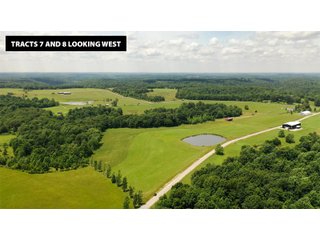 TRACT 7 & 8 LOOKING WEST - ABSOLUTE LAND AUCTION - 674+/- ACRES OFFERED IN 22 TRACTS IN HART COUNTY, KENTUCKY