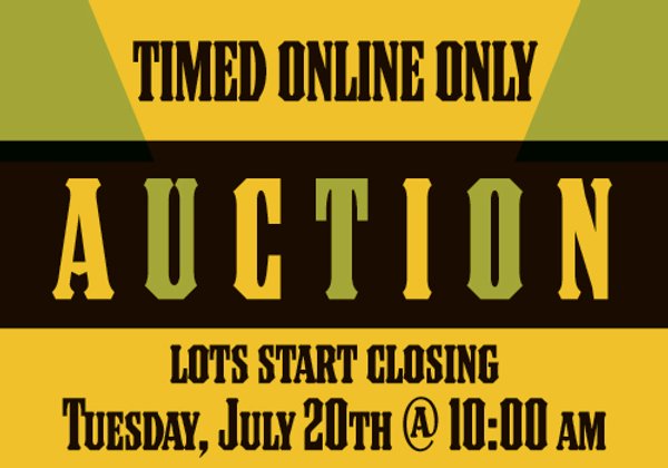 TIMED ONLINE ONLY - PERSONAL PROPERTY AUCTION IN WHITLEY COUNTY, INDIANA
