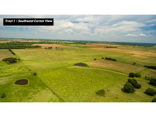 Tract 1 SW View  - LAND AUCTION - 1060.77+/- ACRES 5 FARMS OFFERED IN 21 TRACTS - McCLAIN AND GARVIN COUNTIES, OKLAHOMA