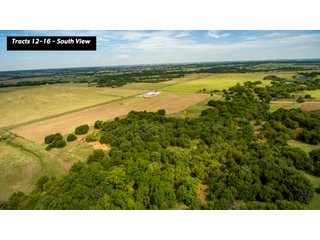 Tracts 12-16 South view - LAND AUCTION - 1060.77+/- ACRES 5 FARMS OFFERED IN 21 TRACTS - McCLAIN AND GARVIN COUNTIES, OKLAHOMA