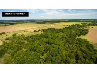 tract 16 south view - LAND AUCTION - 1060.77+/- ACRES 5 FARMS OFFERED IN 21 TRACTS - McCLAIN AND GARVIN COUNTIES, OKLAHOMA