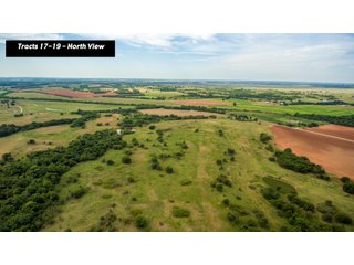 tracts 17-19 north view - LAND AUCTION - 1060.77+/- ACRES 5 FARMS OFFERED IN 21 TRACTS - McCLAIN AND GARVIN COUNTIES, OKLAHOMA