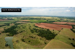 tract 19 NE view - LAND AUCTION - 1060.77+/- ACRES 5 FARMS OFFERED IN 21 TRACTS - McCLAIN AND GARVIN COUNTIES, OKLAHOMA