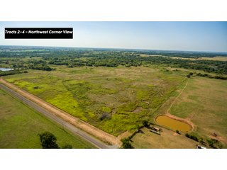 Tracts 2-4 NW view - LAND AUCTION - 1060.77+/- ACRES 5 FARMS OFFERED IN 21 TRACTS - McCLAIN AND GARVIN COUNTIES, OKLAHOMA