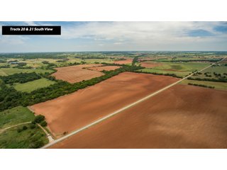 Tracts 20+21 south view - LAND AUCTION - 1060.77+/- ACRES 5 FARMS OFFERED IN 21 TRACTS - McCLAIN AND GARVIN COUNTIES, OKLAHOMA