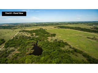 Tract 6 pond - LAND AUCTION - 1060.77+/- ACRES 5 FARMS OFFERED IN 21 TRACTS - McCLAIN AND GARVIN COUNTIES, OKLAHOMA