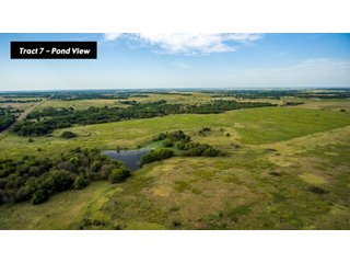 tract 7 pond - LAND AUCTION - 1060.77+/- ACRES 5 FARMS OFFERED IN 21 TRACTS - McCLAIN AND GARVIN COUNTIES, OKLAHOMA