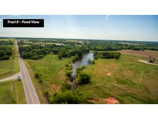 Tract 9 pond - LAND AUCTION - 1060.77+/- ACRES 5 FARMS OFFERED IN 21 TRACTS - McCLAIN AND GARVIN COUNTIES, OKLAHOMA