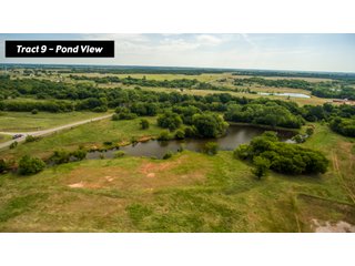 tract 9 pond - LAND AUCTION - 1060.77+/- ACRES 5 FARMS OFFERED IN 21 TRACTS - McCLAIN AND GARVIN COUNTIES, OKLAHOMA