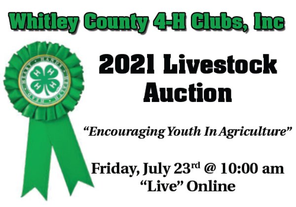 2021 WHITLEY COUNTY 4H AUCTION