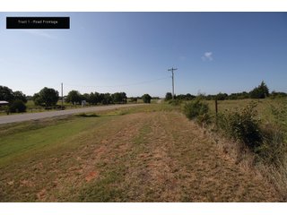 Tract 1 Road Frontage - LAND AUCTION - 308+/- ACRES OFFERED IN 10 TRACTS IN MCCLAIN AND GARVIN COUNTY, OKLAHOMA