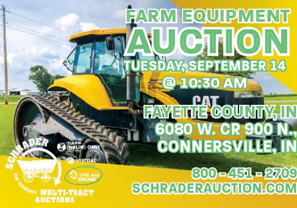 FARM EQUIPMENT AUCTION - FAYETTE COUNTY, INDIANA