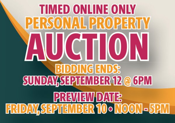 TIMED ONLINE ONLY - PERSONAL PROPERTY - ALLEN COUNTY, INDIANA