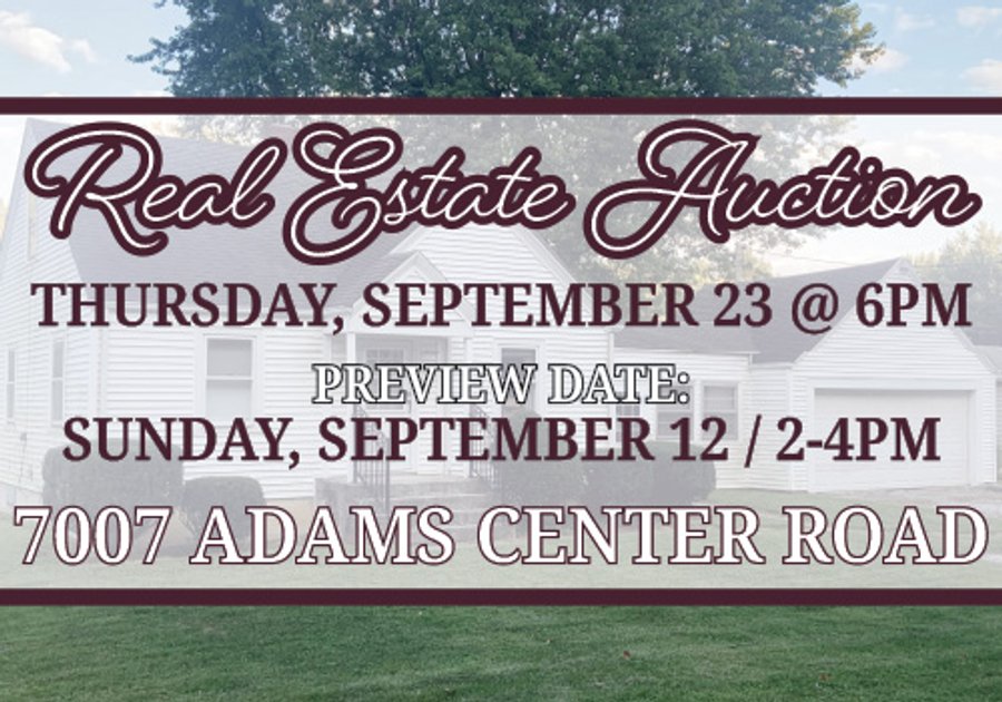 ON SITE REAL ESTATE AUCTION - HOME IN ALLEN COUNTY, INDIANA