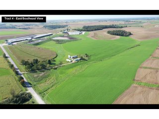 Tract 4 East-SE View  - SOUTHWEST WISCONSIN DAIRY DISPERSAL - 211+/- ACRES OFFERED IN 5 TRACTS WITH APPROX. 1500 ACRES THAT MAY BE LEASED. 1550 MILKING COWS/225 DRY COWS/1600 HEIFERS