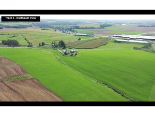 Tract 4 from Northeast - SOUTHWEST WISCONSIN DAIRY DISPERSAL - 211+/- ACRES OFFERED IN 5 TRACTS WITH APPROX. 1500 ACRES THAT MAY BE LEASED. 1550 MILKING COWS/225 DRY COWS/1600 HEIFERS