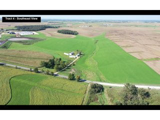 Tract 4 from SE - SOUTHWEST WISCONSIN DAIRY DISPERSAL - 211+/- ACRES OFFERED IN 5 TRACTS WITH APPROX. 1500 ACRES THAT MAY BE LEASED. 1550 MILKING COWS/225 DRY COWS/1600 HEIFERS