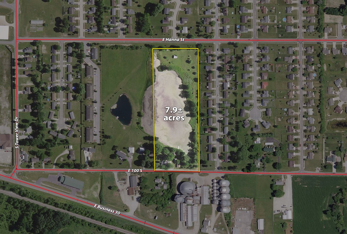 Tract 1 - TIMED ONLINE ONLY REAL ESTATE AUCTION - 7.9+/- ACRES OFFERED IN 1 TRACT IN WHITLEY COUNTY, INDIANA