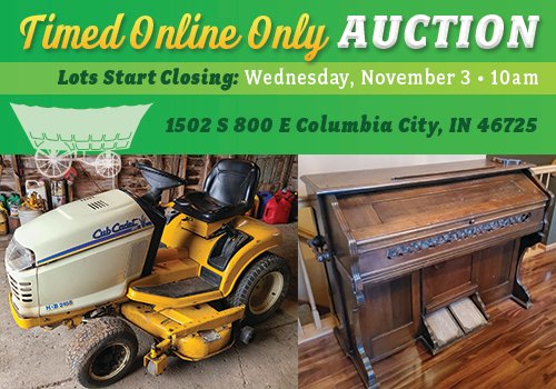 PERSONAL PROPERTY AUCTION - TIMED ONLINE ONLY - PERSONAL PROPERTY ...