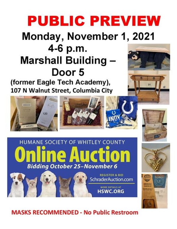 Timed Online Only Annual Benefit Charity Auction