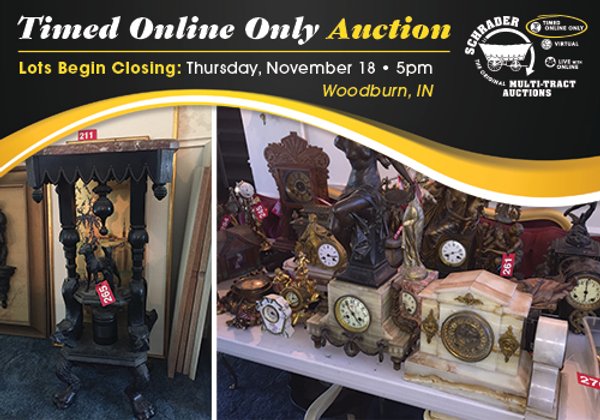 TIMED ONLINE ONLY PERSONAL PROPERTY AUCTION IN ALLEN COUNTY, INDIANA